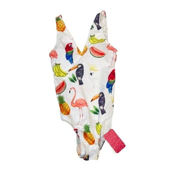 Patpat Mommy and Me Pineapple Flamingo Swimsuit Small NWT - Picture 3 of 6